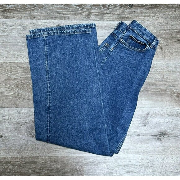 & Other Stories Paris Atelier High Waist Wide Leg Jeans Blue Medium Wash Size 26 - Picture 4 of 11